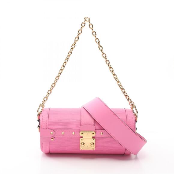 Louis Vuitton Papillon Trunk Handbag Epi Leather Pink